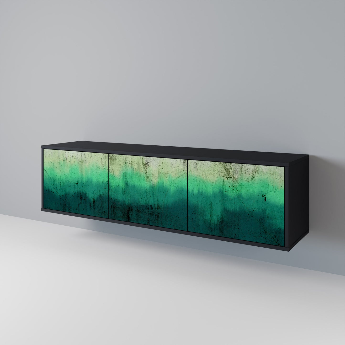 NORTHERN LIGHTS Mobile TV a 3 Ante in Finitura Nera