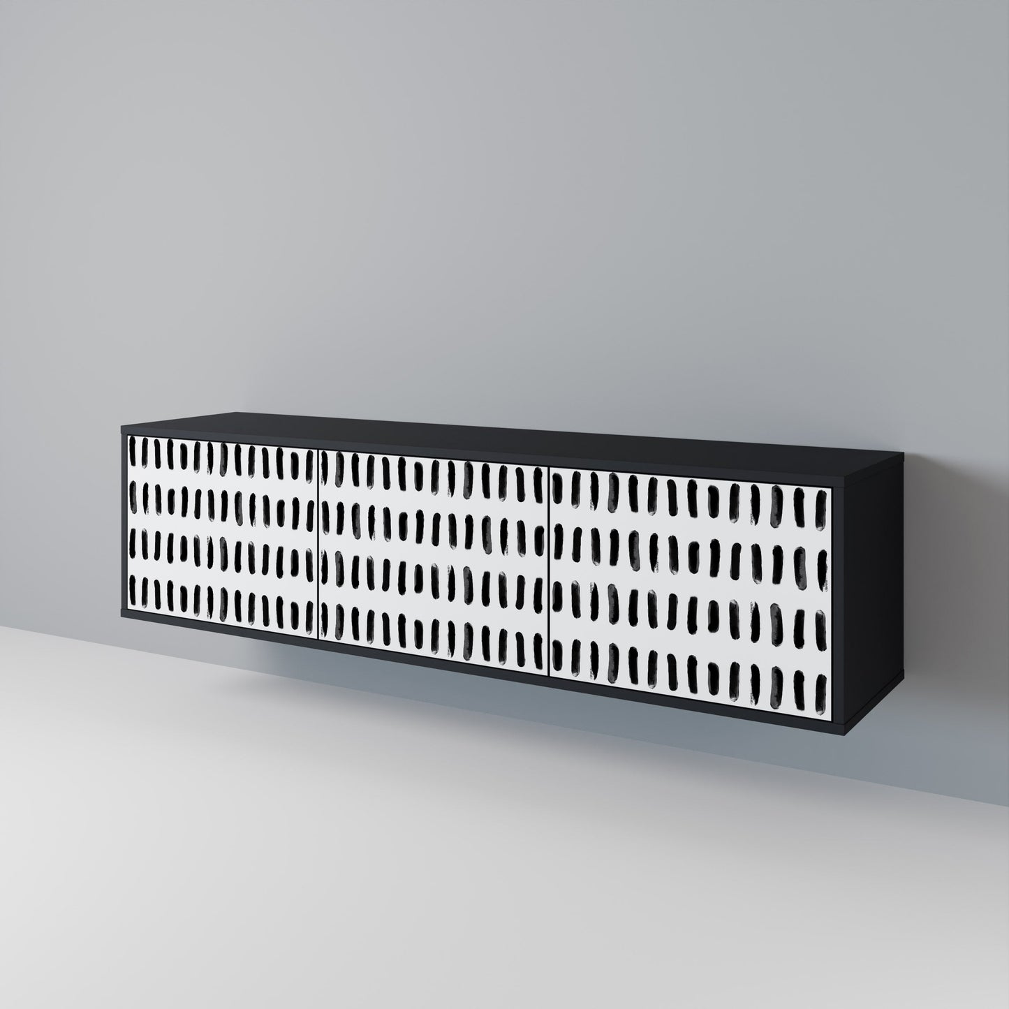 NIGHTY MELODIES Mobile TV a 3 Ante in Finitura Nera