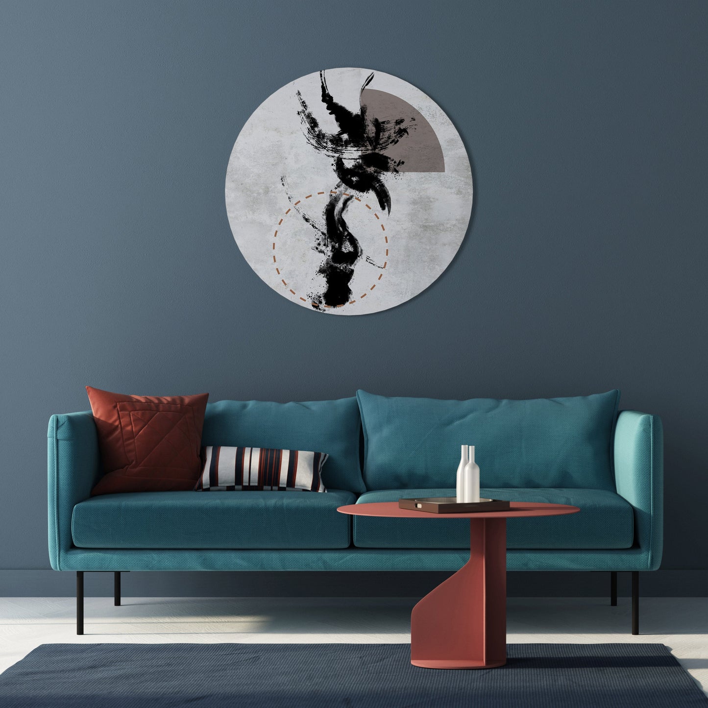 STAINS OF INTROSPECTION Decorazione da Parete Rotonda