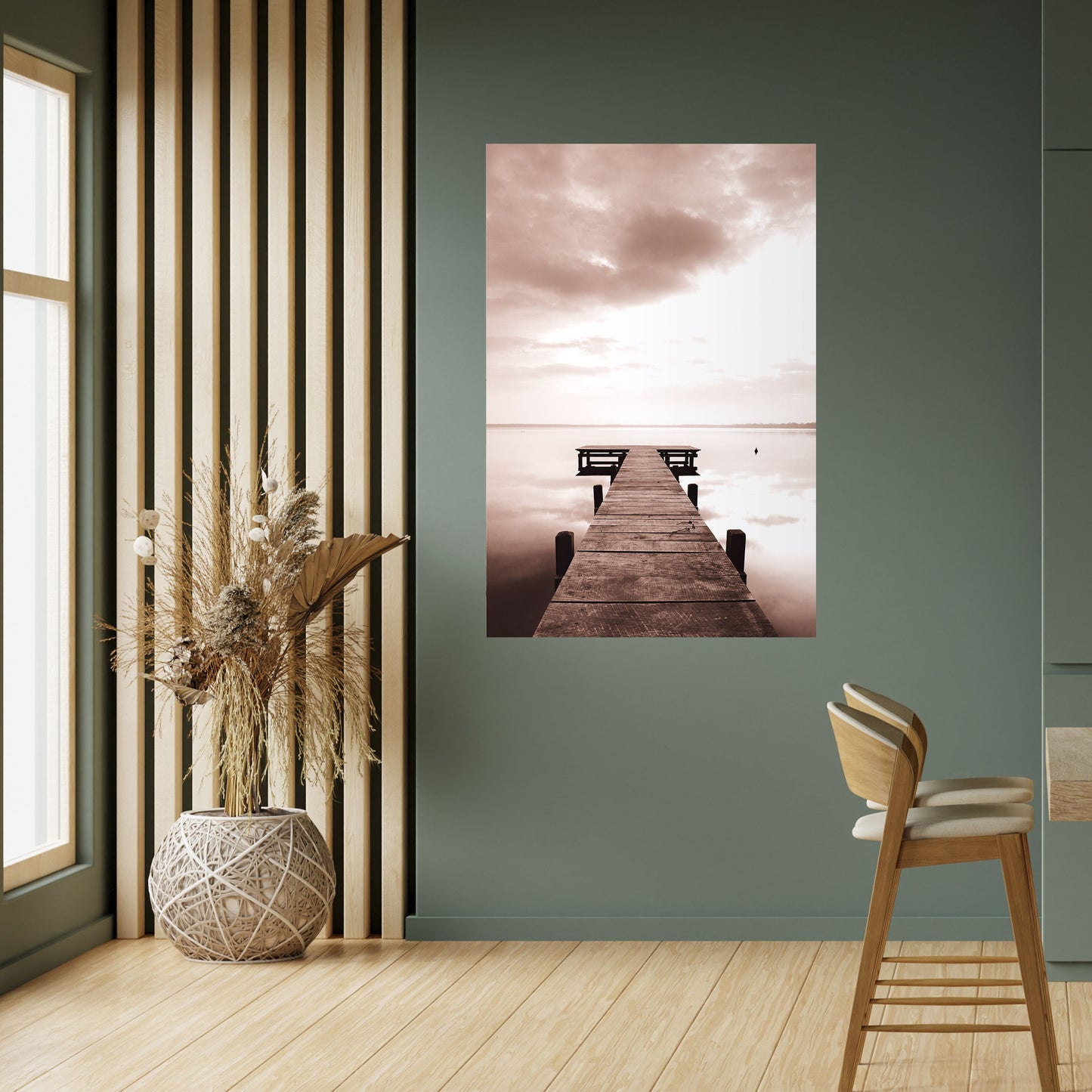 ECHI DI QUIETE Poster verticale staccabile e attaccabile