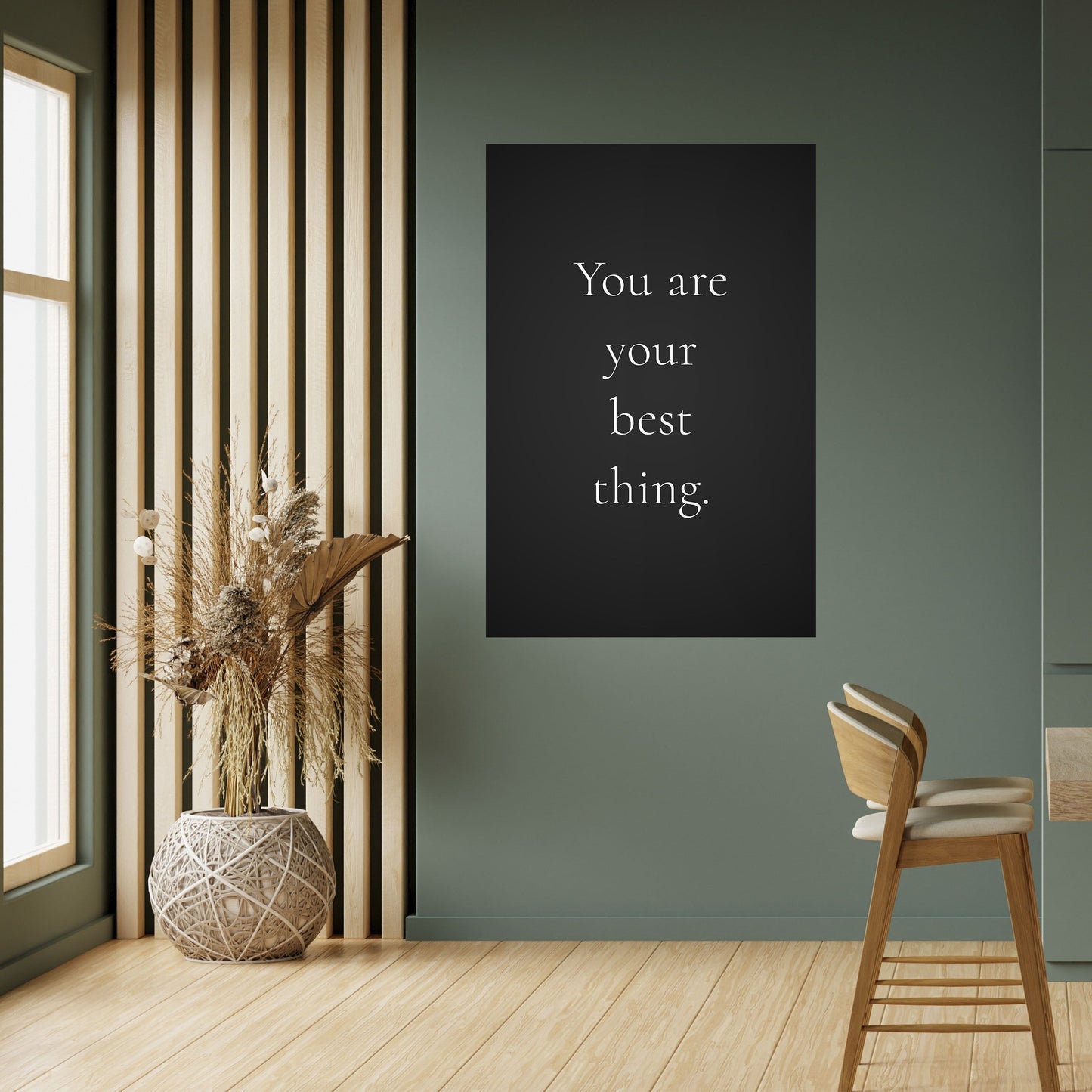 YOU ARE YOUR BEST THING Peel and Stick Vertical Poster