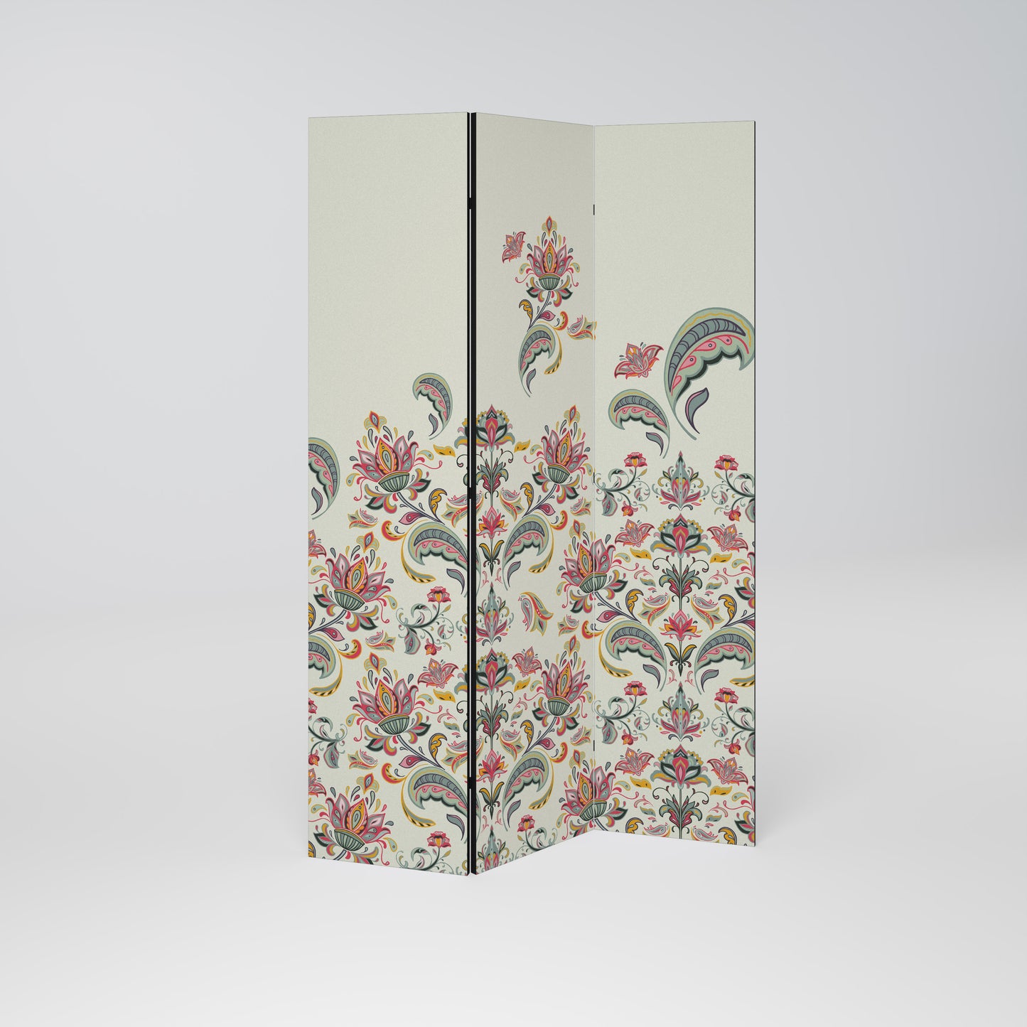 ORGANIC FOLKLORE Divisorio decorativo per ambienti a 3 pannelli
