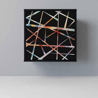 POLYGON VERVE 1-Door Sideboard in Black Finish