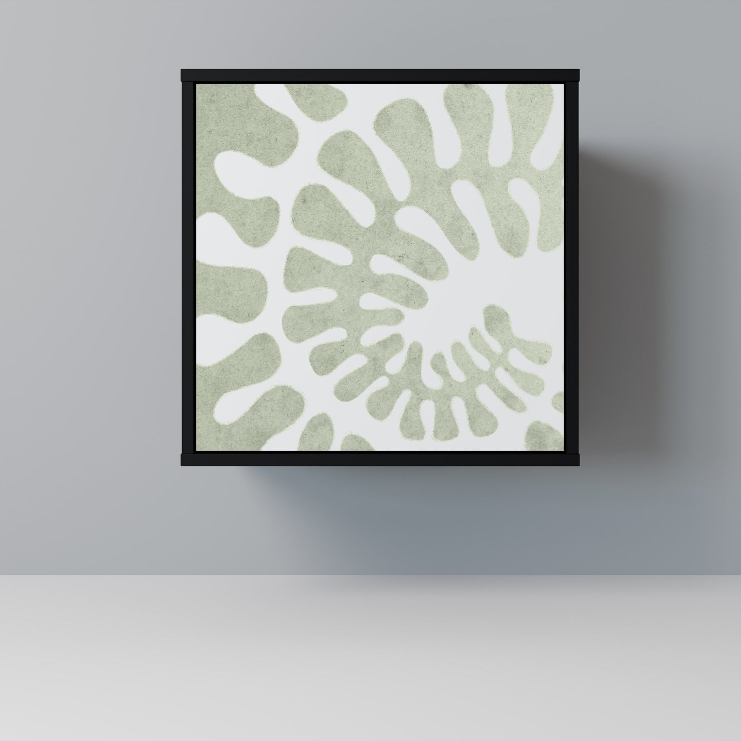 HELIX DANCE 1-Door Sideboard in Black Finish