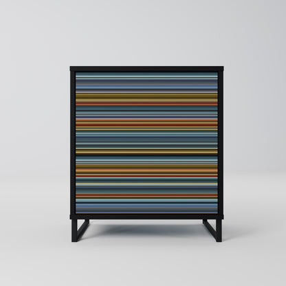 LINEOUT SPECTRUM 1-Door Sideboard in Black Finish
