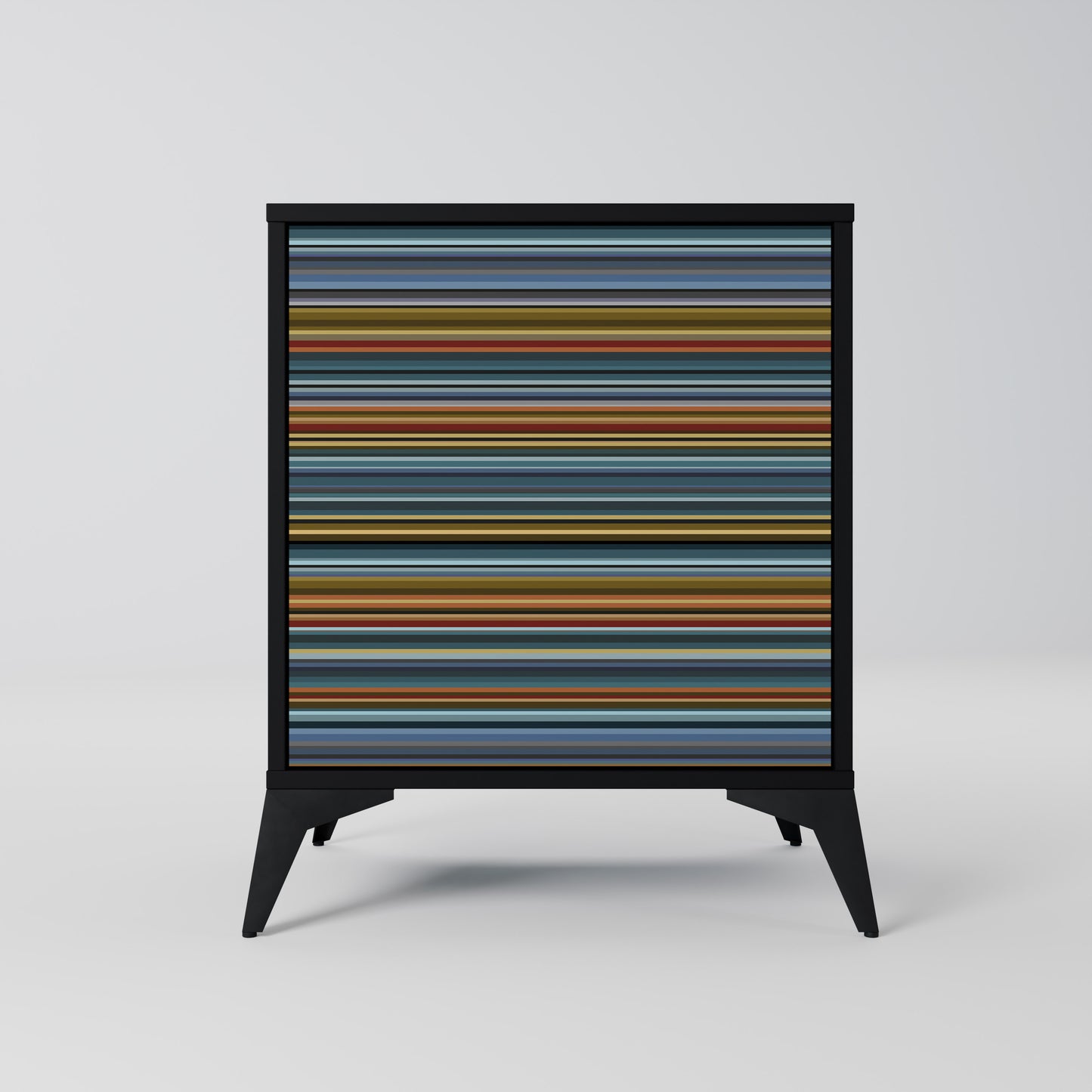LINEOUT SPECTRUM 1-Door Sideboard in Black Finish