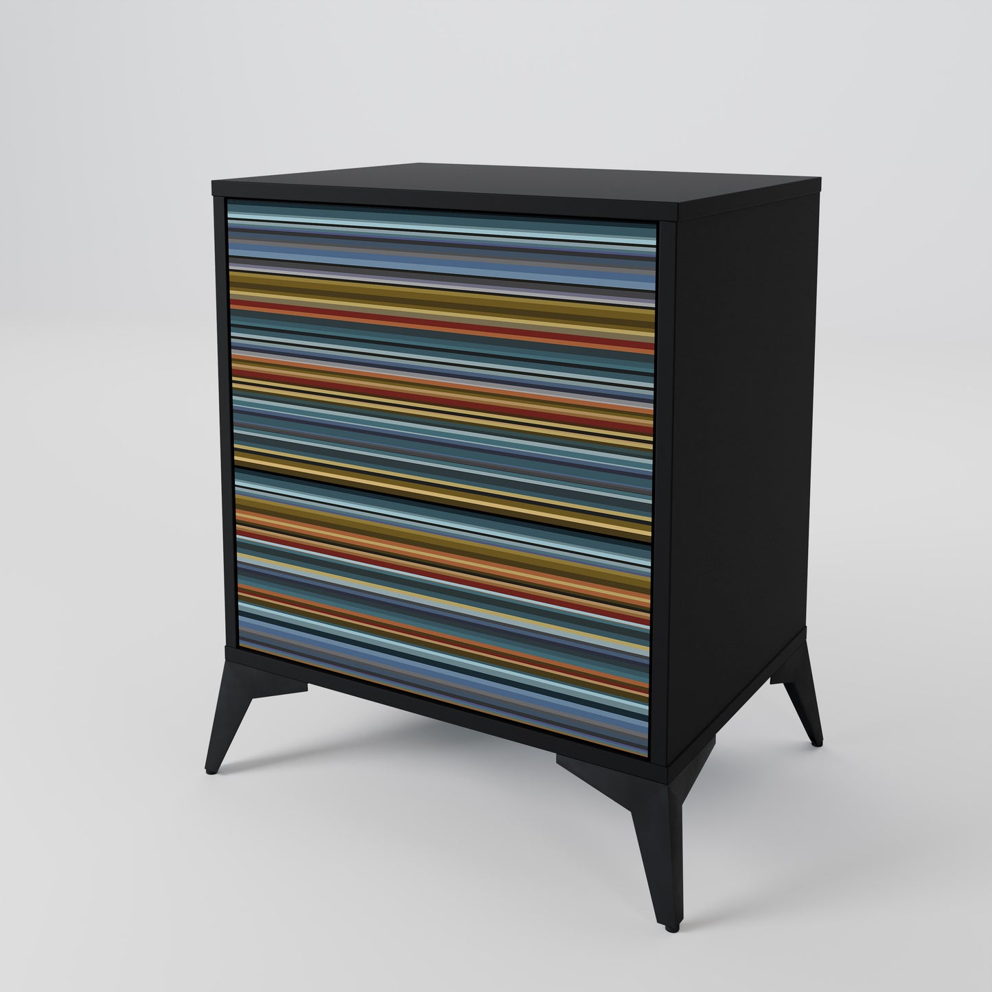 LINEOUT SPECTRUM 1-Door Sideboard in Black Finish
