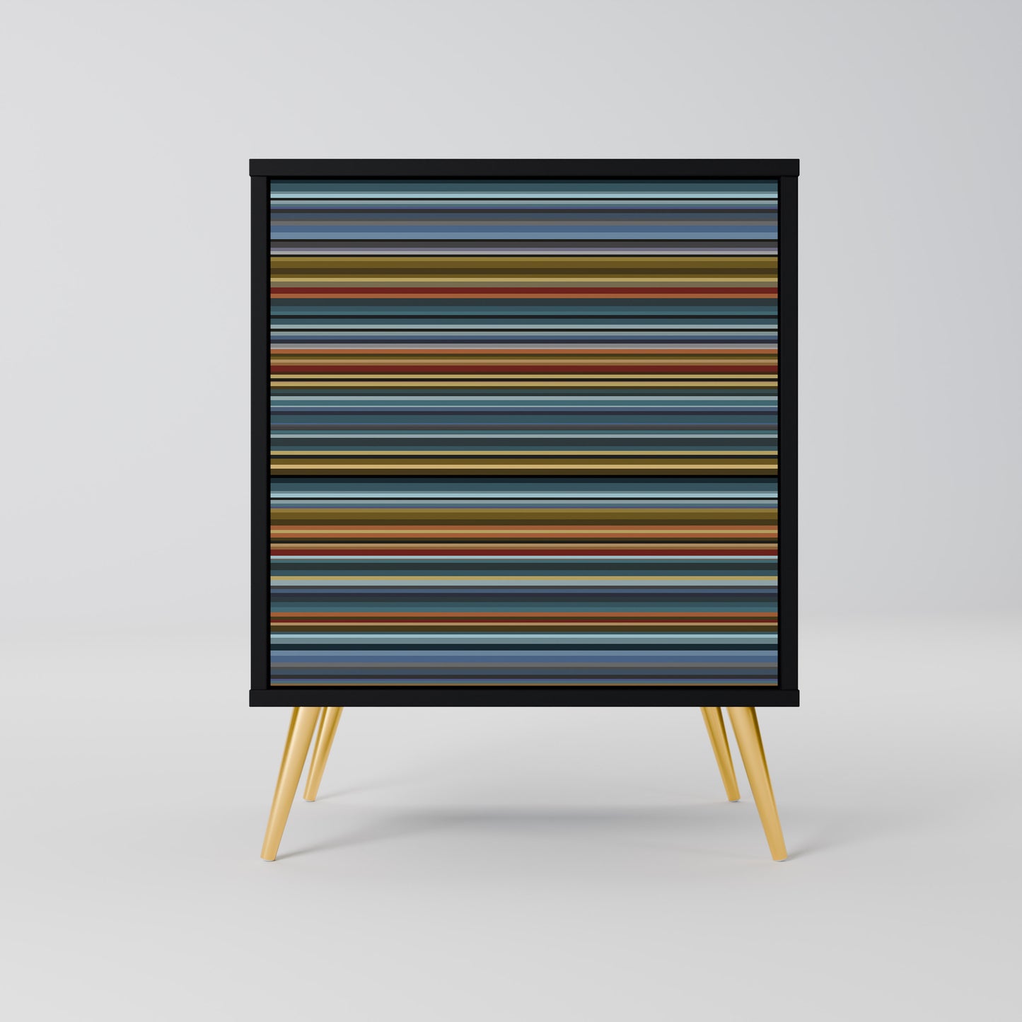 LINEOUT SPECTRUM 1-Door Sideboard in Black Finish