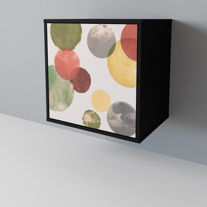 FLEETING HAPPINESS 1-Door Sideboard in Black Finish