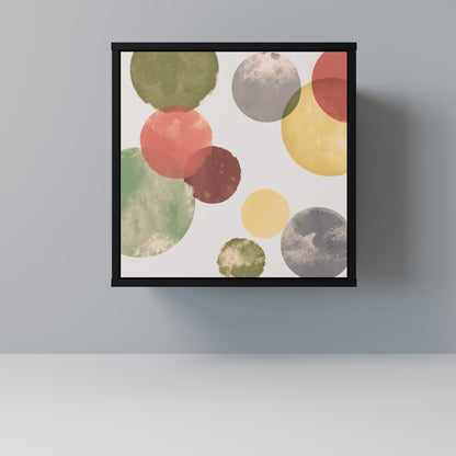 FLEETING HAPPINESS 1-Door Sideboard in Black Finish