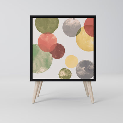 FLEETING HAPPINESS 1-Door Sideboard in Black Finish