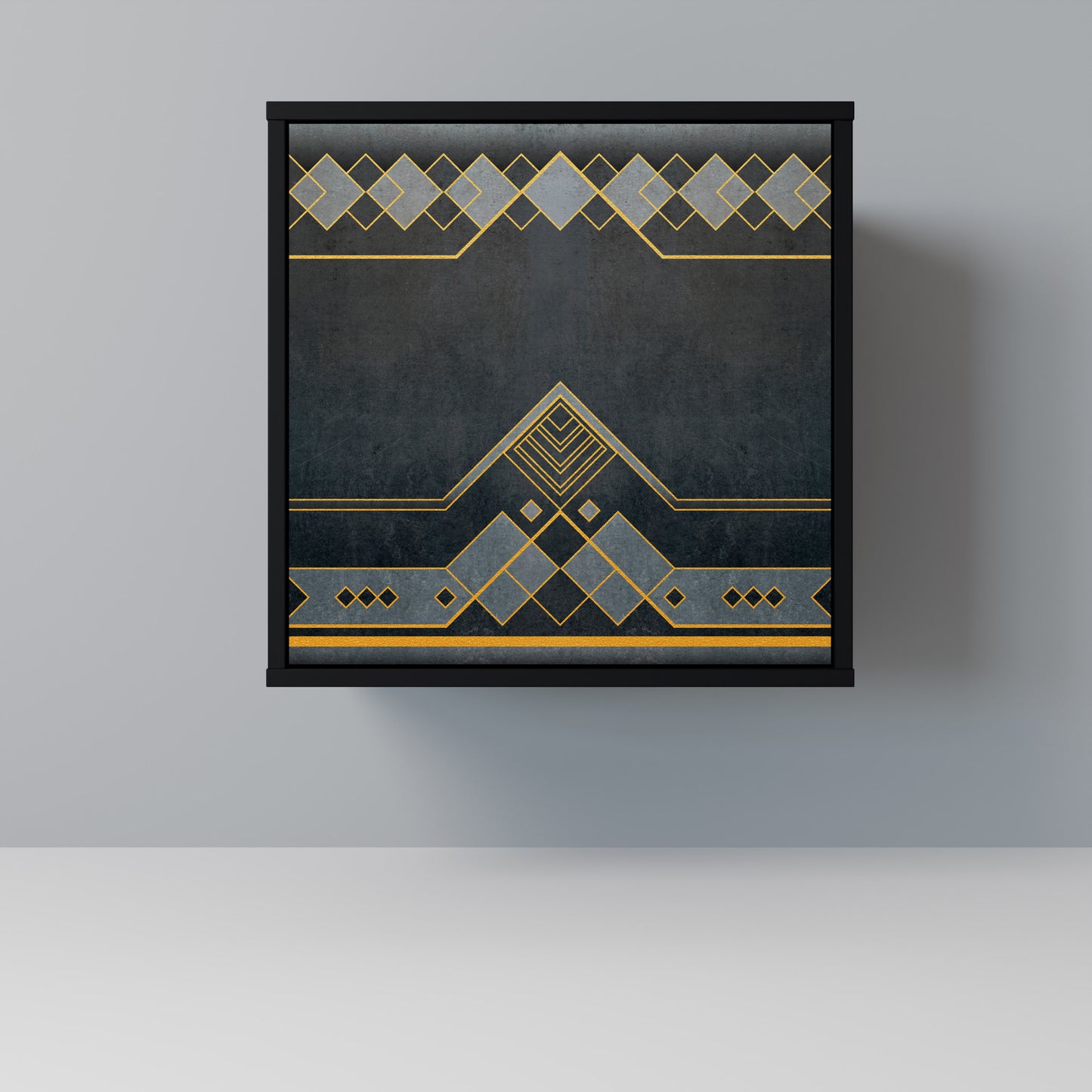 ROYAL ORDINARINESS 1-Door Sideboard in Black Finish