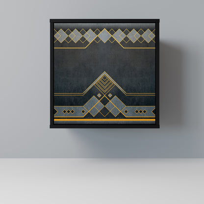 ROYAL ORDINARINESS 1-Door Sideboard in Black Finish