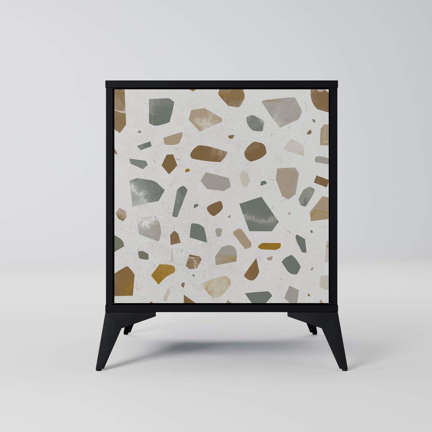 PIECES OF TOMORROW 1-Door Sideboard in Black Finish