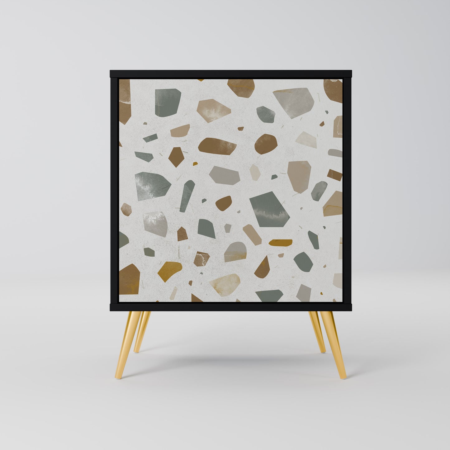 PIECES OF TOMORROW 1-Door Sideboard in Black Finish