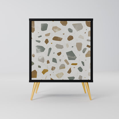 PIECES OF TOMORROW 1-Door Sideboard in Black Finish