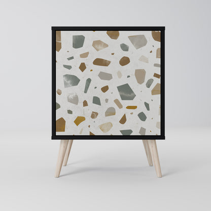 PIECES OF TOMORROW 1-Door Sideboard in Black Finish