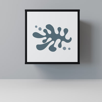 WONDERLAND VEGETATION 1-Door Sideboard in Black Finish