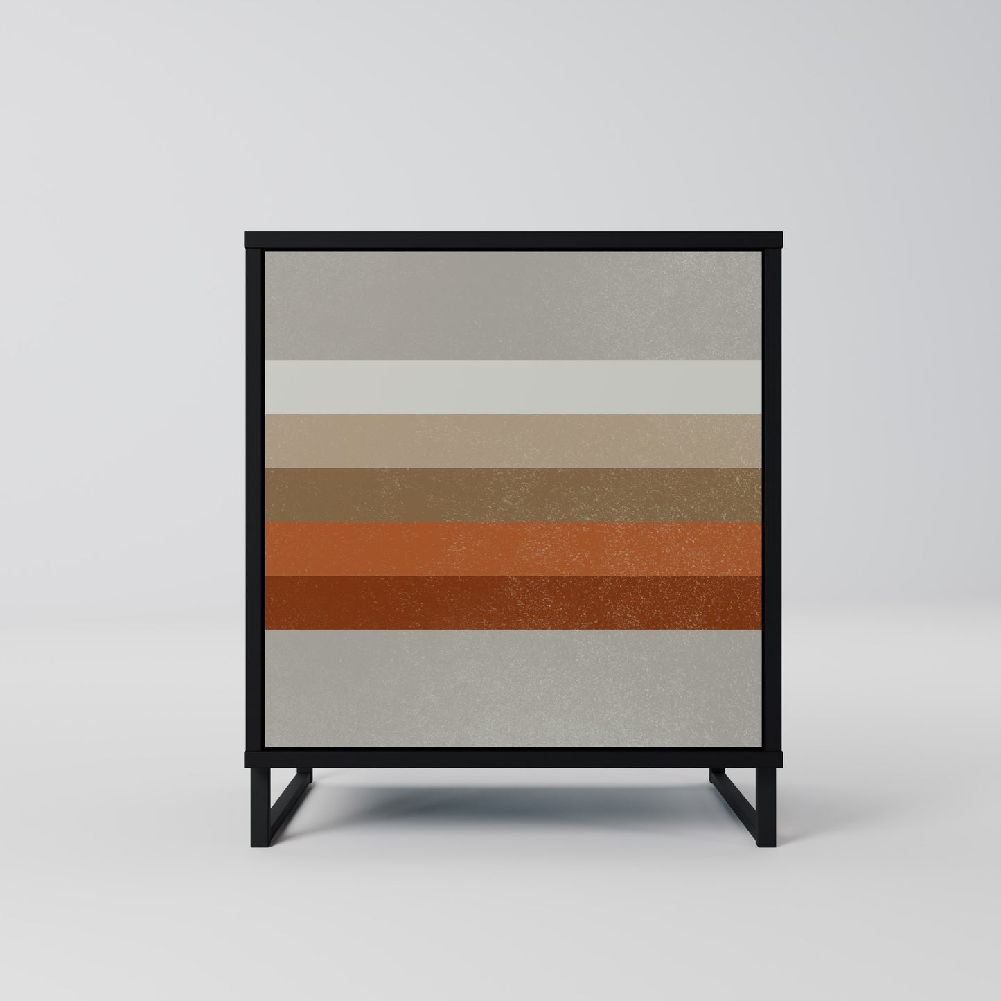 PECULIAR TRAIL 1-Door Sideboard in Black Finish