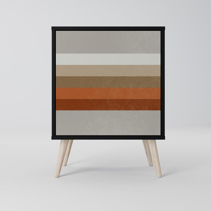 PECULIAR TRAIL 1-Door Sideboard in Black Finish