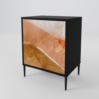 SANDHILLS SPLENDOUR 1-Door Sideboard in Black Finish