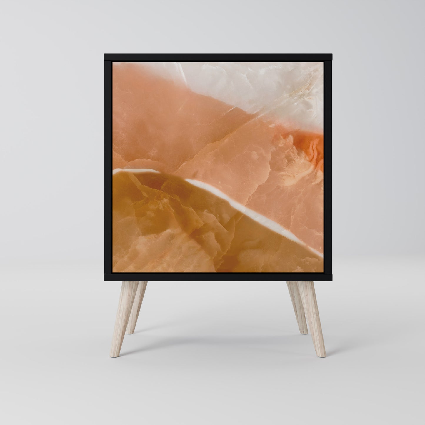 SANDHILLS SPLENDOUR 1-Door Sideboard in Black Finish