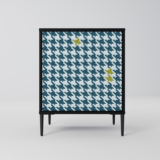 OUT OF CONTEXT 1-Door Sideboard in Black Finish