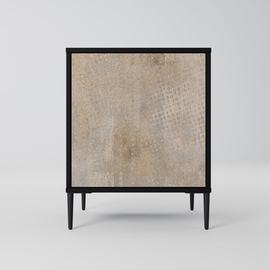 SCREEN ERROR 1-Door Sideboard in Black Finish