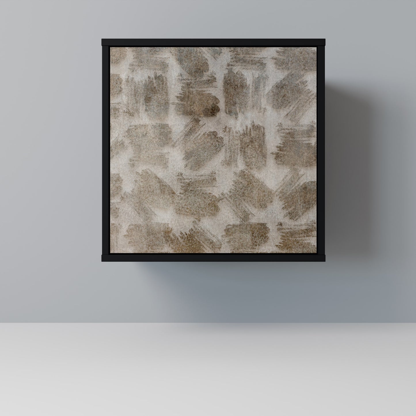 SLIGHTLY BLURRED 1-Door Sideboard in Black Finish