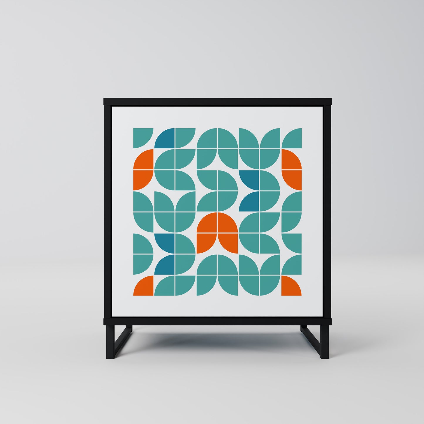 Credenza BE THE CHANGE a 1 anta con finitura nera