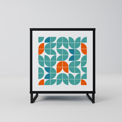 Credenza BE THE CHANGE a 1 anta con finitura nera