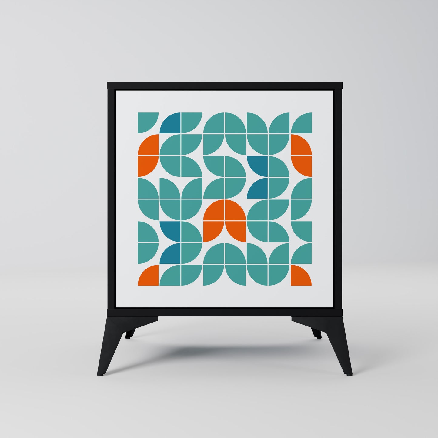 Credenza BE THE CHANGE a 1 anta con finitura nera