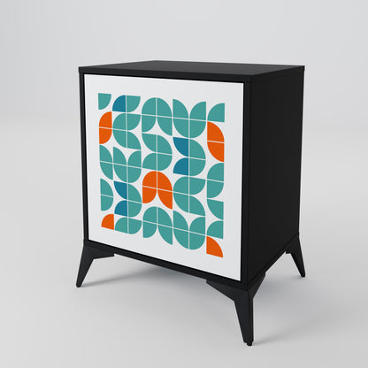 Credenza BE THE CHANGE a 1 anta con finitura nera