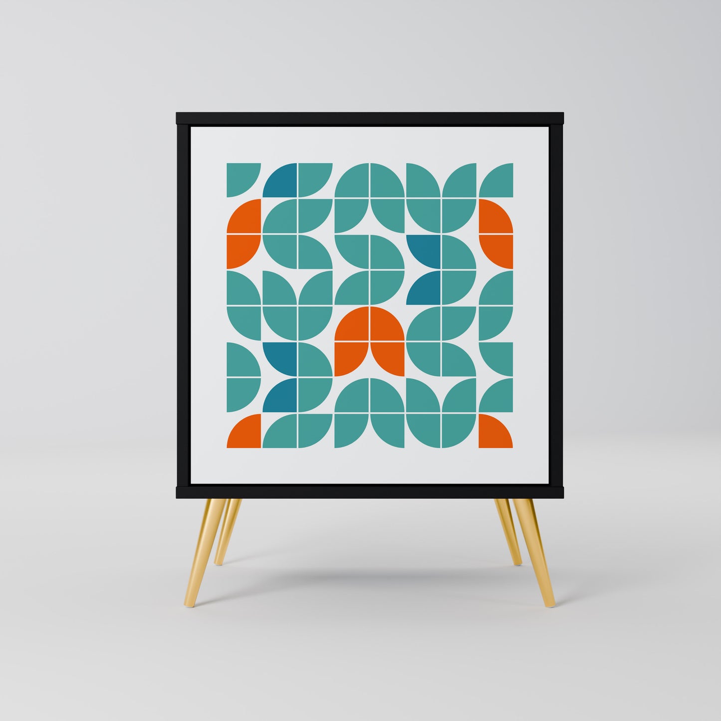 Credenza BE THE CHANGE a 1 anta con finitura nera