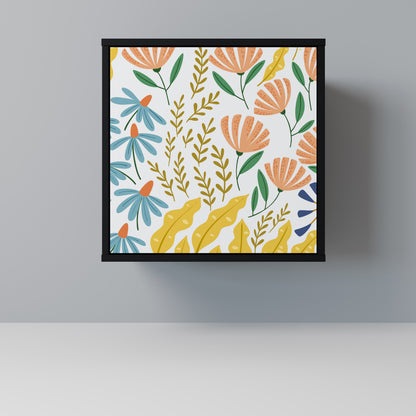 HELLO SPRING 1-Door Sideboard in Black Finish