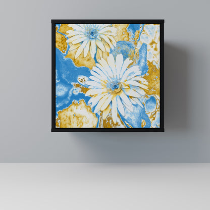 DAISY LUXE 1-Door Sideboard in Black Finish