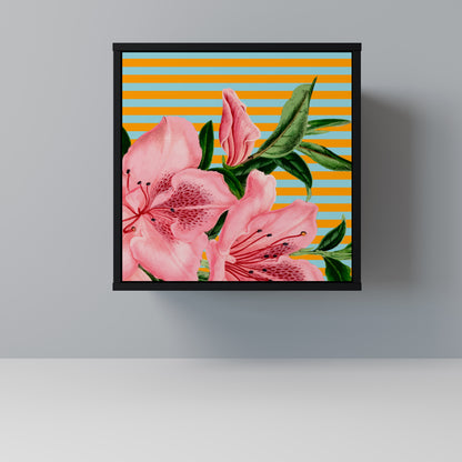 FRAGILE BEAUTY 1-Door Sideboard in Black Finish