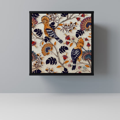 Credenza EMINENT HOOPOE a 1 anta con finitura nera