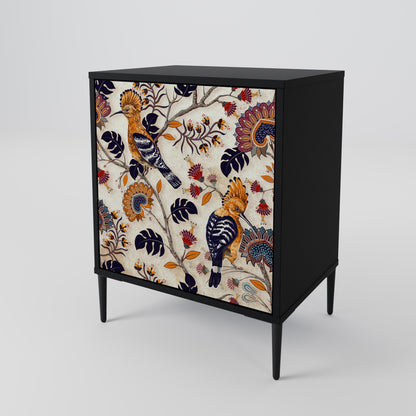 Credenza EMINENT HOOPOE a 1 anta con finitura nera