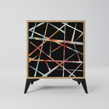 POLYGON VERVE 1-Door Sideboard in Oak Effect