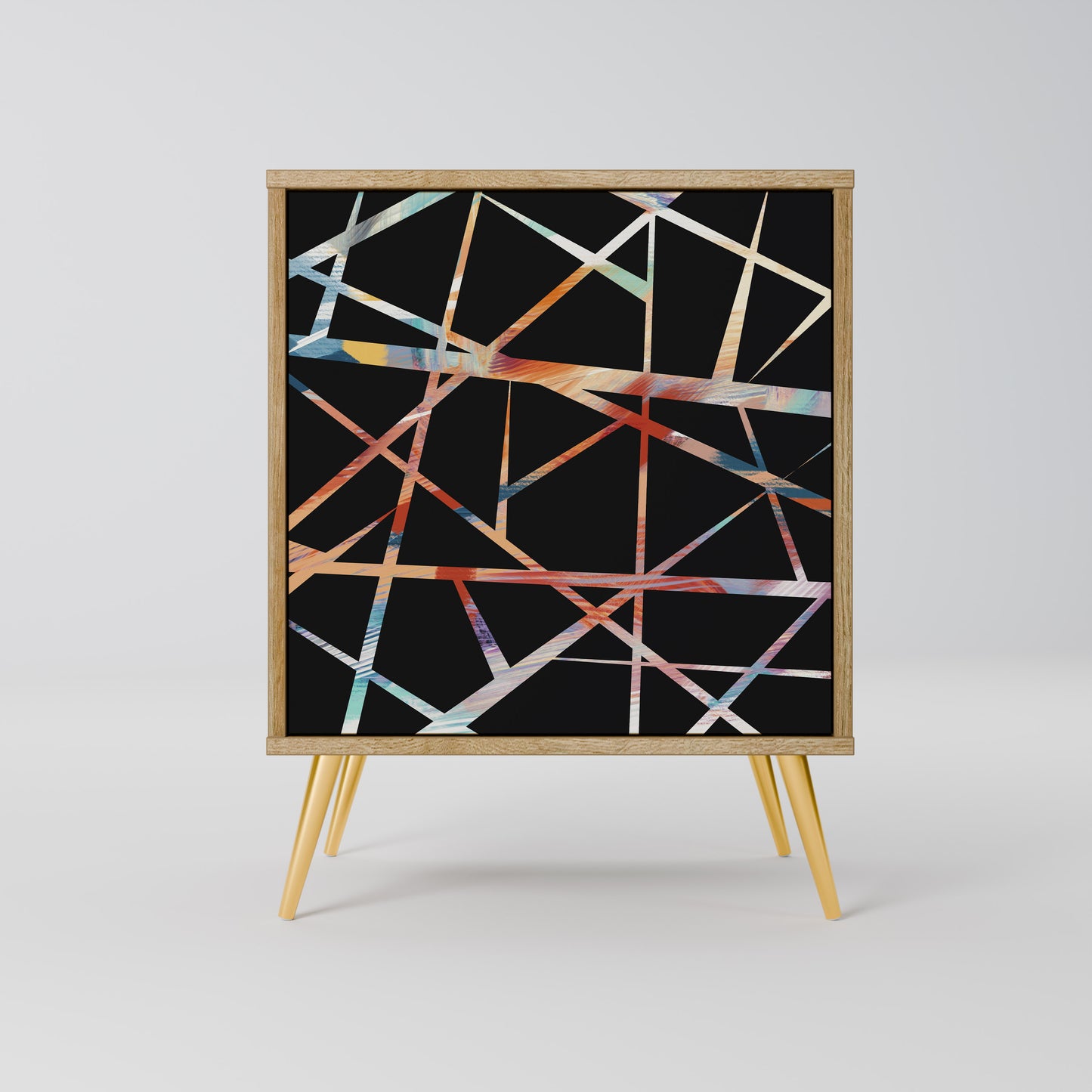 POLYGON VERVE 1-Door Sideboard in Oak Effect