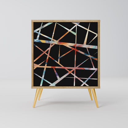 POLYGON VERVE 1-Door Sideboard in Oak Effect