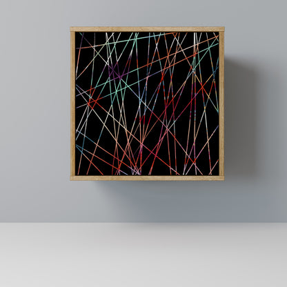 LUMINOUS SNARE 1-Door Sideboard in Oak Effect