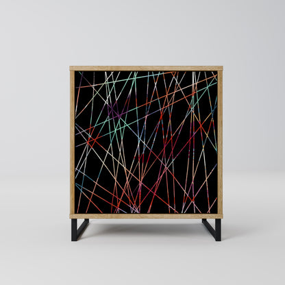 LUMINOUS SNARE 1-Door Sideboard in Oak Effect