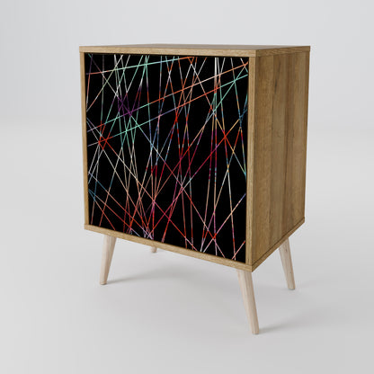 LUMINOUS SNARE 1-Door Sideboard in Oak Effect