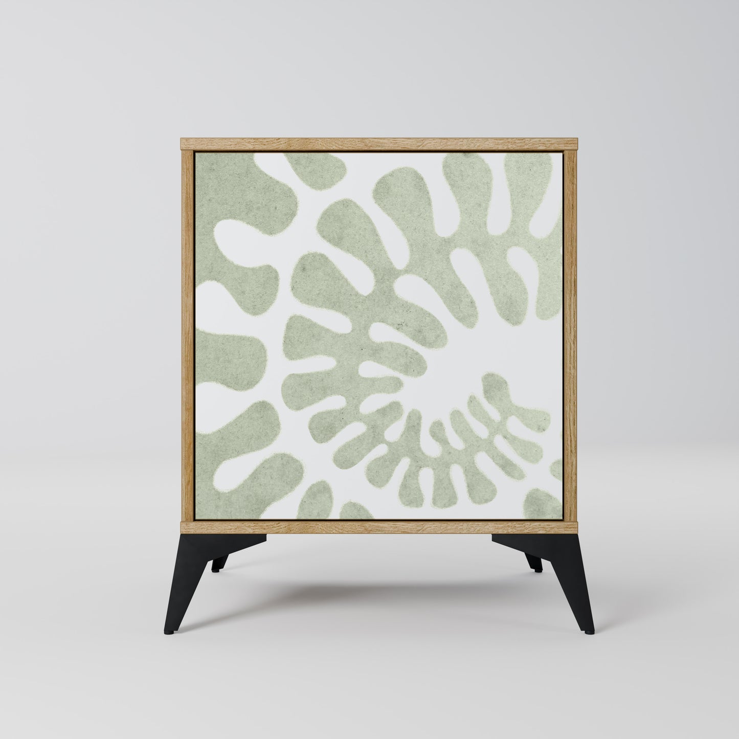 HELIX DANCE 1-Door Sideboard in Oak Effect