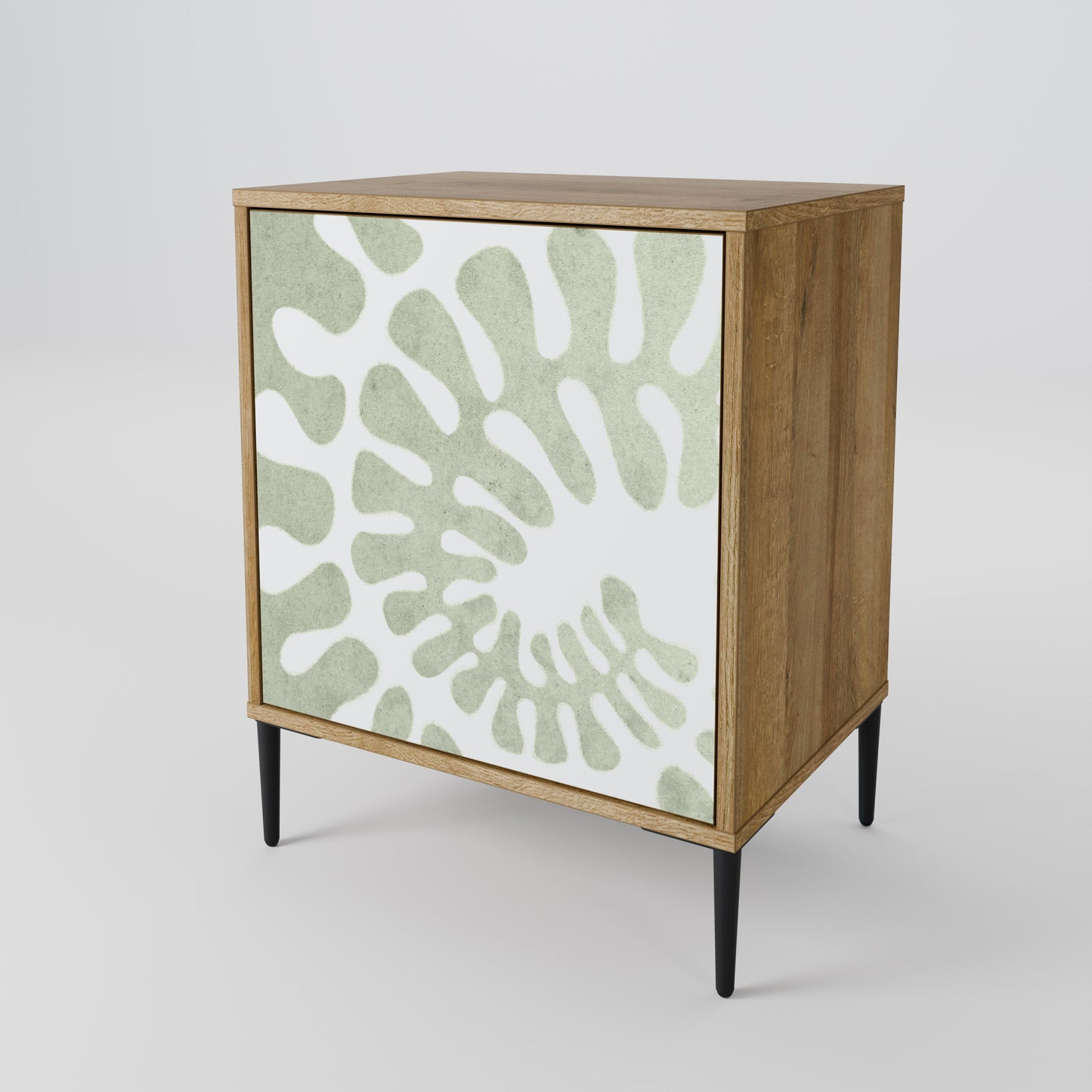 HELIX DANCE 1-Door Sideboard in Oak Effect