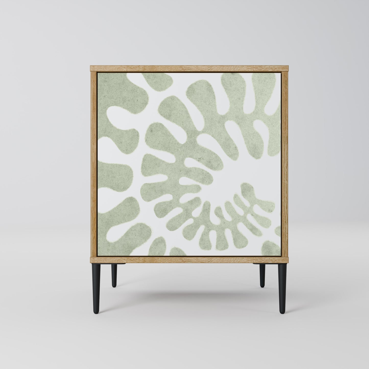 HELIX DANCE 1-Door Sideboard in Oak Effect