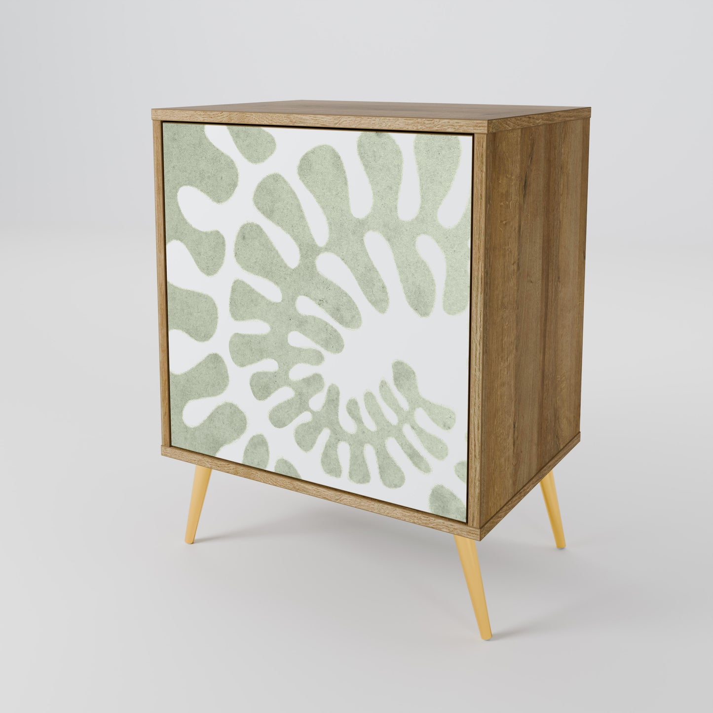 HELIX DANCE 1-Door Sideboard in Oak Effect