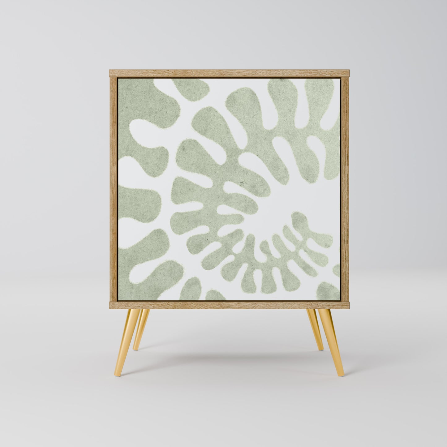 HELIX DANCE 1-Door Sideboard in Oak Effect